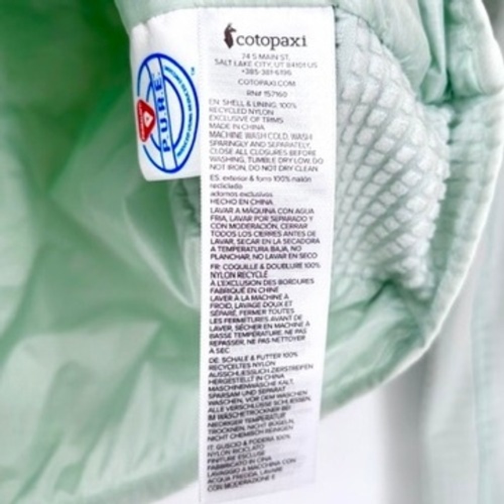 Cotopaxi Capa Hybrid Insulated Hooded Jacket Mint Green Zip Outdoor‎ Active XS - Picture 4 of 14